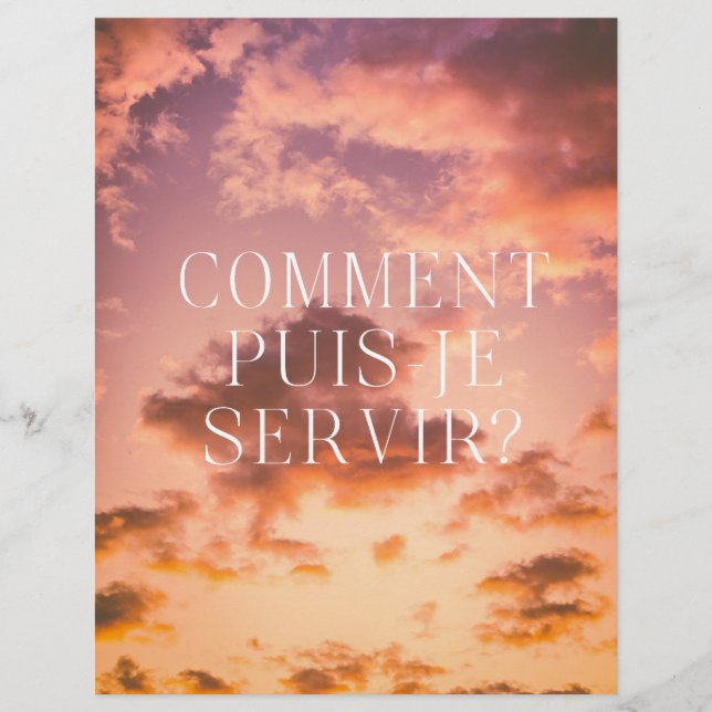 Poster Sagesse don de soi (Framsida)