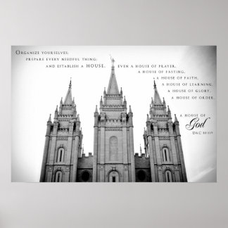 Poster - Salt Sjö City Utah LDS Temple 2