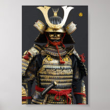 Poster Samurai Wall Art-utskrift Shogun Tokugawa