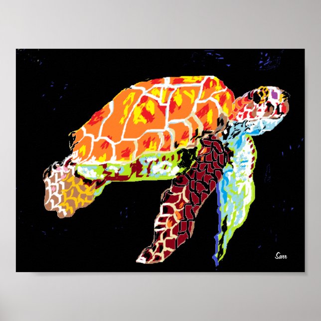 Poster: Sea Turtle Poster (Framsidan)