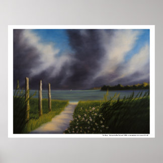 Poster: "Segla till blå Peninsula" Poster