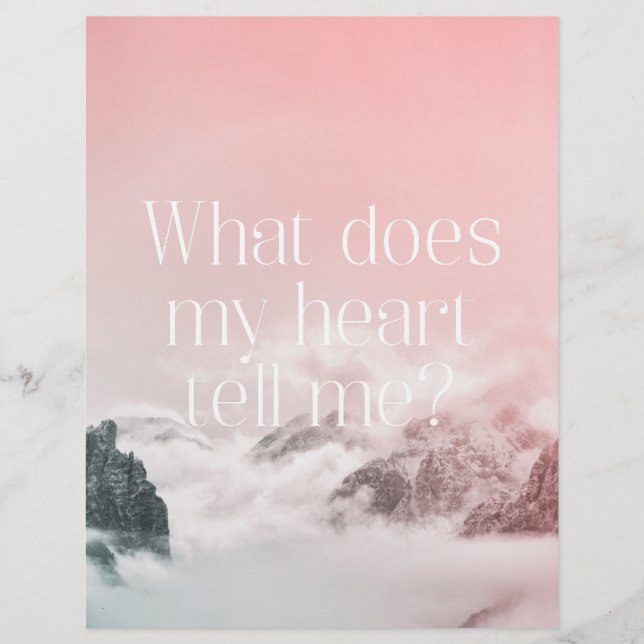 Poster self love Follow your heart (Framsida)