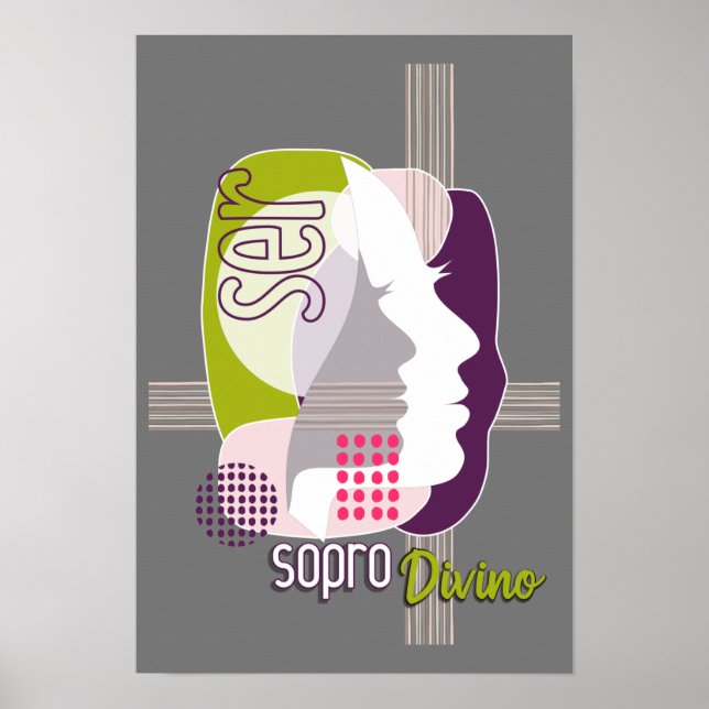 Poster SER - 04 Sopro Divino (Grey) (Framsidan)