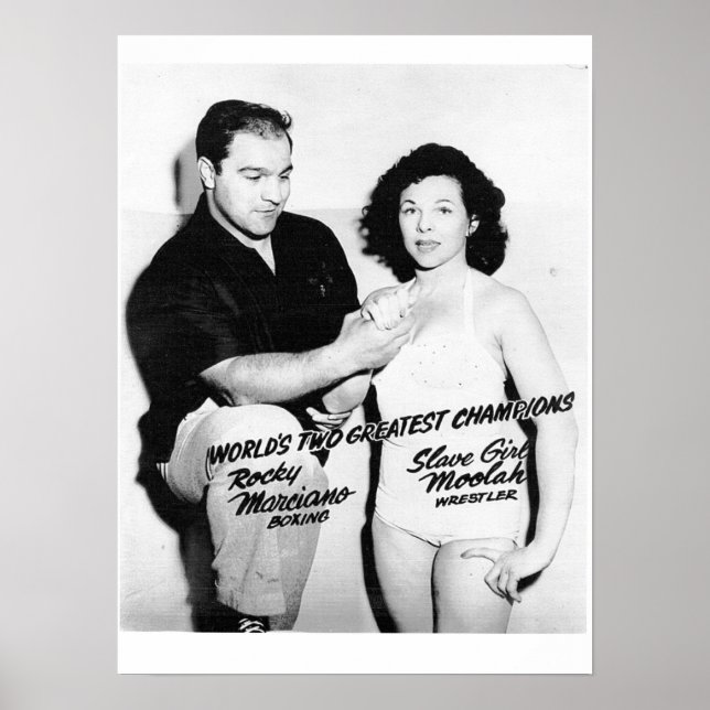 Poster-serie för brottning av vintage poster (Framsidan)