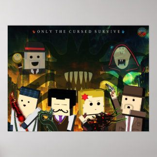 Póster Shadows of Evil 8-Bits (Grande) Poster