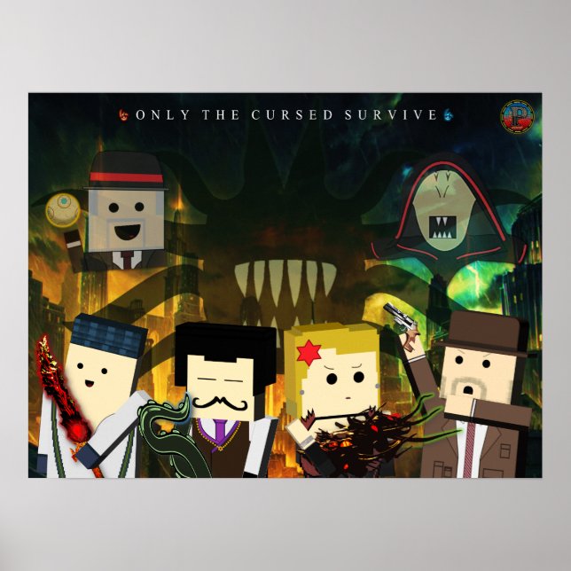 Póster Shadows of Evil 8-Bits (Grande) Poster (Framsidan)