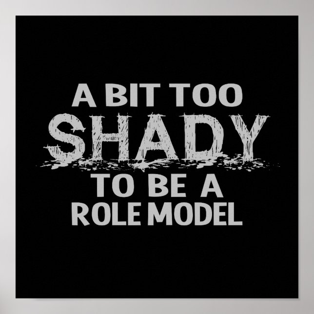 Poster Shady Role-modell (Framsidan)