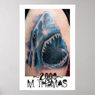 Poster Shark Tattoo