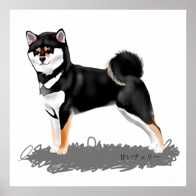 Poster Shiba inu (Framsidan)