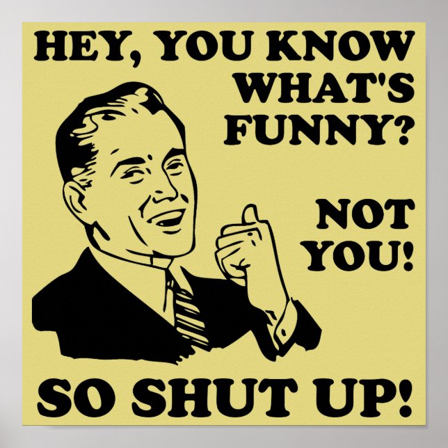 Poster signering med tyst upp inte (Framsidan)