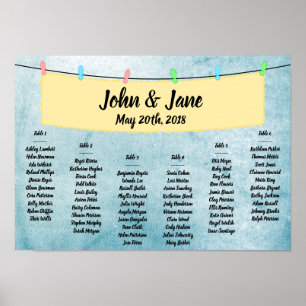 Poster sittdiagram - banderoll