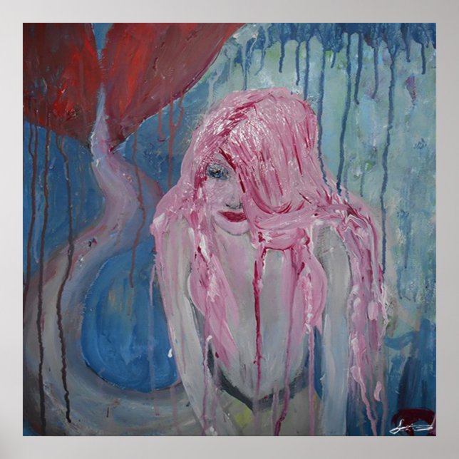 Poster sjöjungfru (Framsidan)