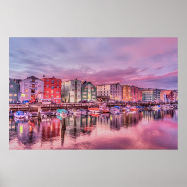 Poster - Skandinavien Liggande Norge (Framsidan)