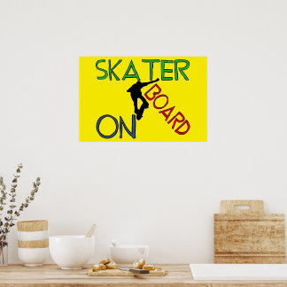 Poster - Skater ombord
