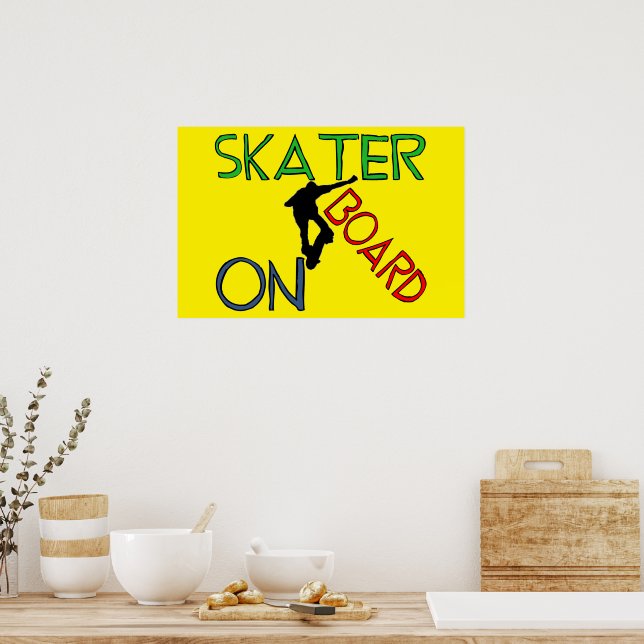 Poster - Skater ombord (Kök)