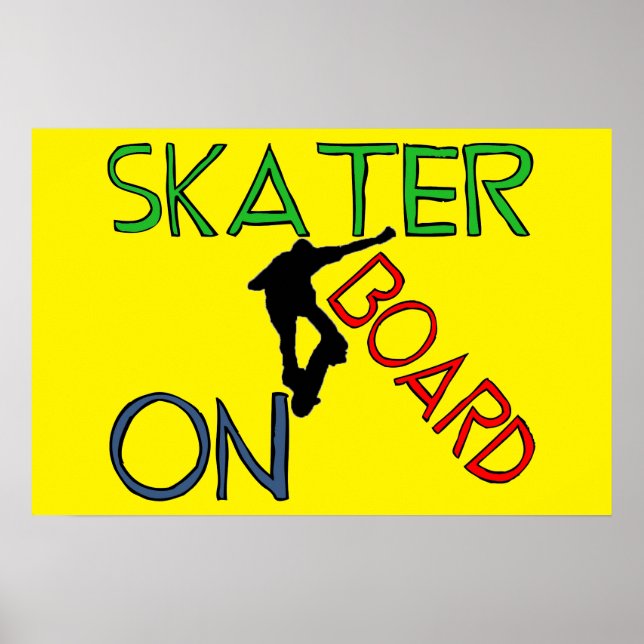 Poster - Skater ombord (Framsidan)