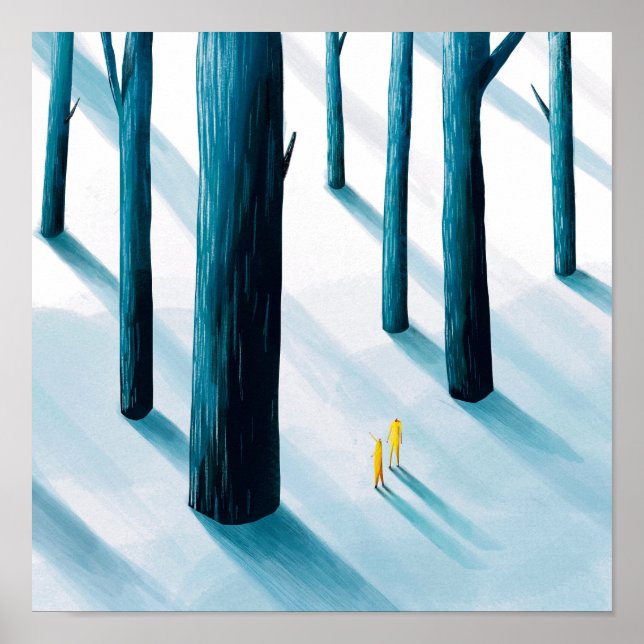 Poster skog (Framsidan)