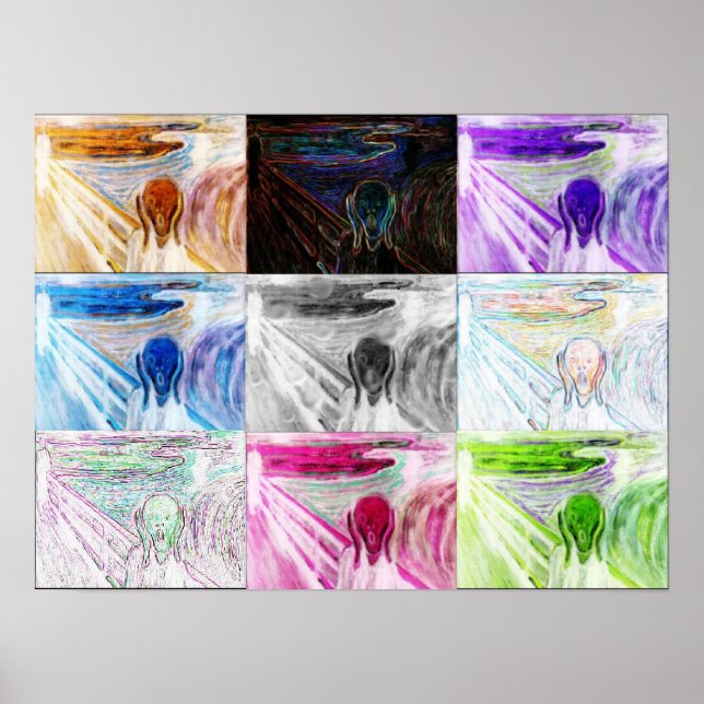 poster 'Skräm Collage' (Framsidan)