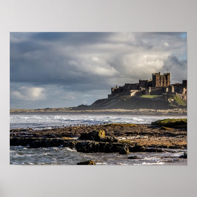 Poster/skriv ut Bamburgh Castle Poster (Framsidan)