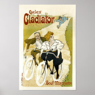 Poster/skriv ut: Cykler Gladiator - Vintage Bicycl Poster