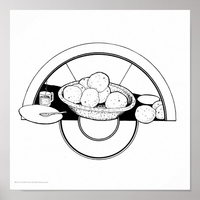 Poster/skriv ut: "Dacker/grapefrukter" Poster (Framsidan)