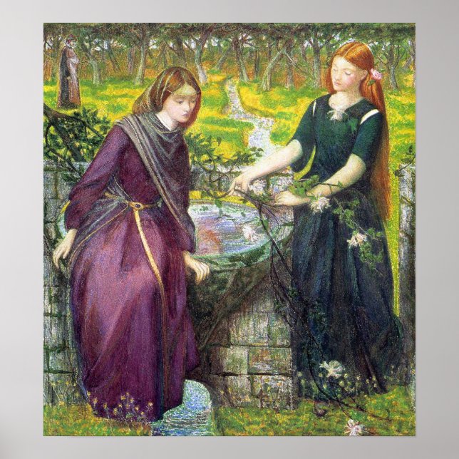 Poster/skriv ut: Dantes vision av Rachel och Leah Poster (Framsidan)