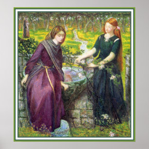 Poster/skriv ut: Dantes vision av Rachel och Leah Poster