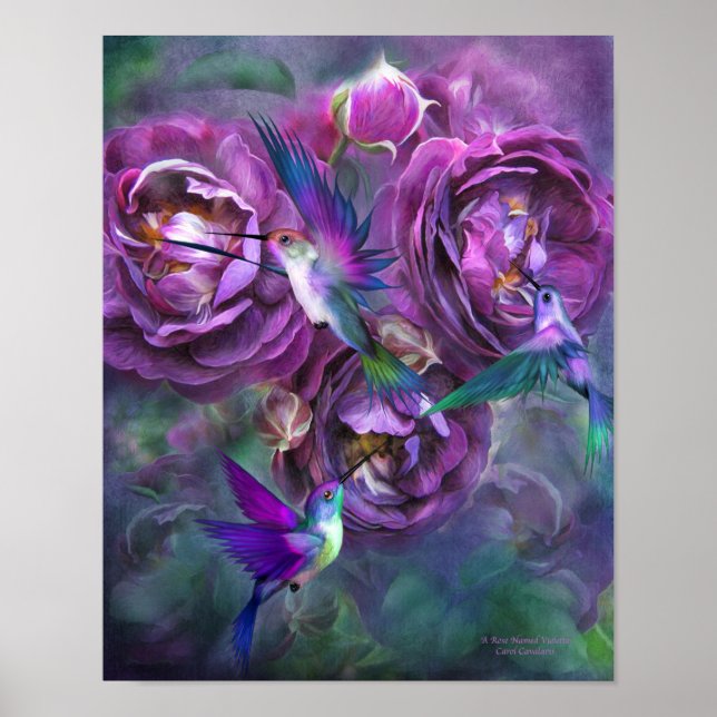 Poster/skriv ut en Ro-namngiven Violette Fine Art Poster (Framsidan)
