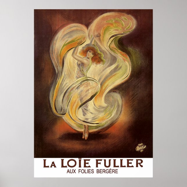 Poster Skriv ut: Folies Bergere La Loie Fuller (Framsidan)