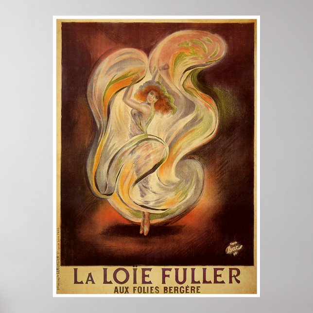 Poster Skriv ut: Folies Bergere La Loie Fuller (Framsidan)