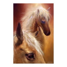 Poster/skriv ut Golden Palomino Art