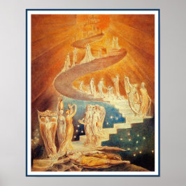 Poster/skriv ut: Jacob's Ladder - William Blake Poster