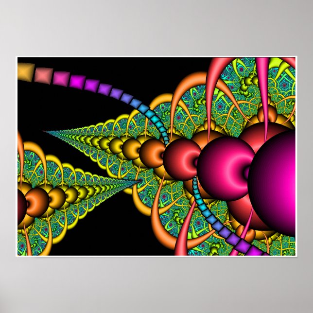 Poster/skriv ut: Kosmisk uppspelning: spel för gla Poster (Framsidan)