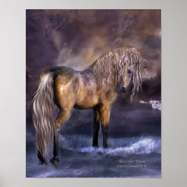 Poster/skriv ut Lavender Dawn 2 Art Poster (Framsidan)