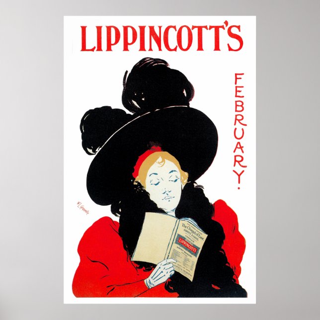Poster Skriv ut: Lippincotts februari (Framsidan)