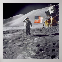 Poster/skriv ut: Man på Måne - NASA 1969