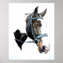 Poster Skriv ut med tung jakt på Porträtt
