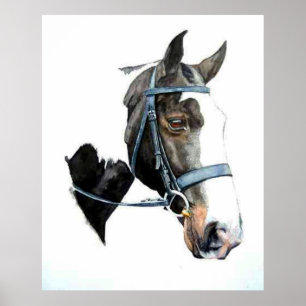 Poster Skriv ut med tung jakt på Porträtt