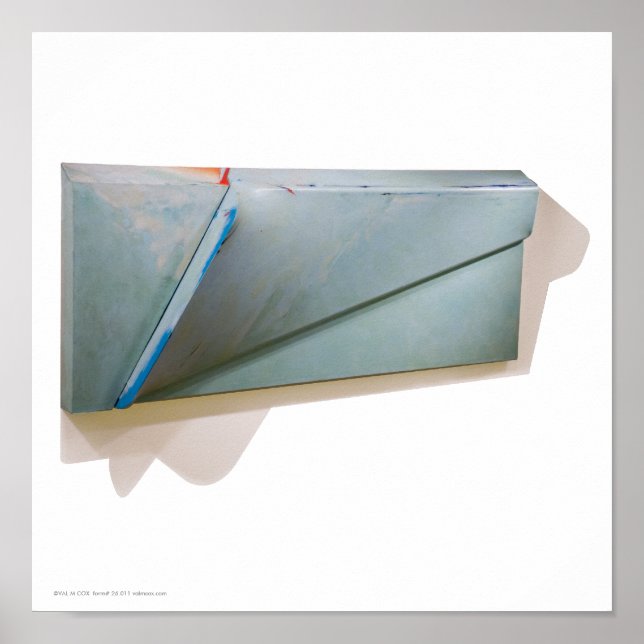 Poster/skriv ut: "Monolith 1-Aqua" Poster (Framsidan)