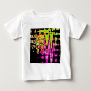Poster Skriv ut Neon Glitch Abstrakt Art Tee