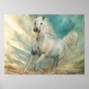 Poster/skriv ut över  över Windswept Himlar Poster