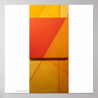 Poster/skriv ut: "Överlägg I-Orange" Poster