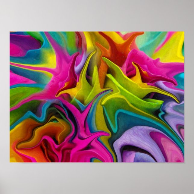 Poster Skriv ut på det vackra Chakra Balance Reiki (Framsidan)