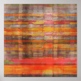 Poster Skriv ut på torget med modern Art Gobi-deer