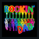 Poster Skriv ut Pappa Bleeding Guitars<br><div class="desc">Poster Skriv ut Pappa Bleeding Guitars</div>