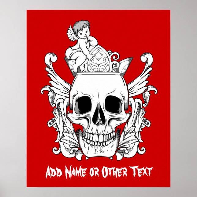 Poster/skriv ut: Skullet Poster (Framsidan)