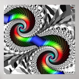 Poster/skriv ut: Spektrum Spiral Poster