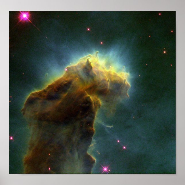 Poster/skriv ut: Starry Sea Service - NASA-bild Poster (Framsidan)
