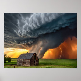 Poster Skriv ut tornado Alley