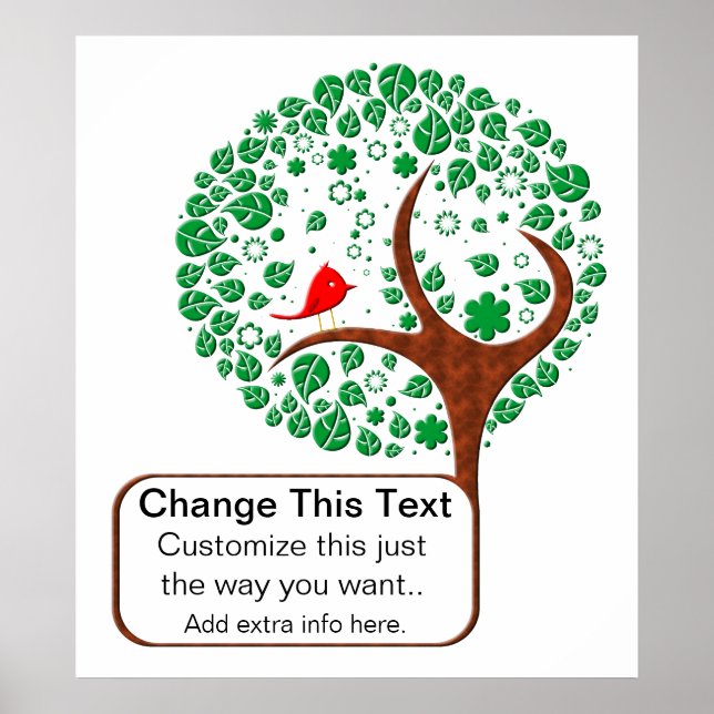 Poster/skriv ut: Träd Poster (Framsidan)